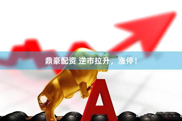 鼎豪配资 逆市拉升，涨停！