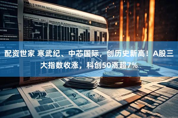 配资世家 寒武纪、中芯国际，创历史新高！A股三大指数收涨，科创50涨超7%
