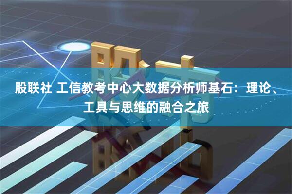 股联社 工信教考中心大数据分析师基石：理论、工具与思维的融合之旅